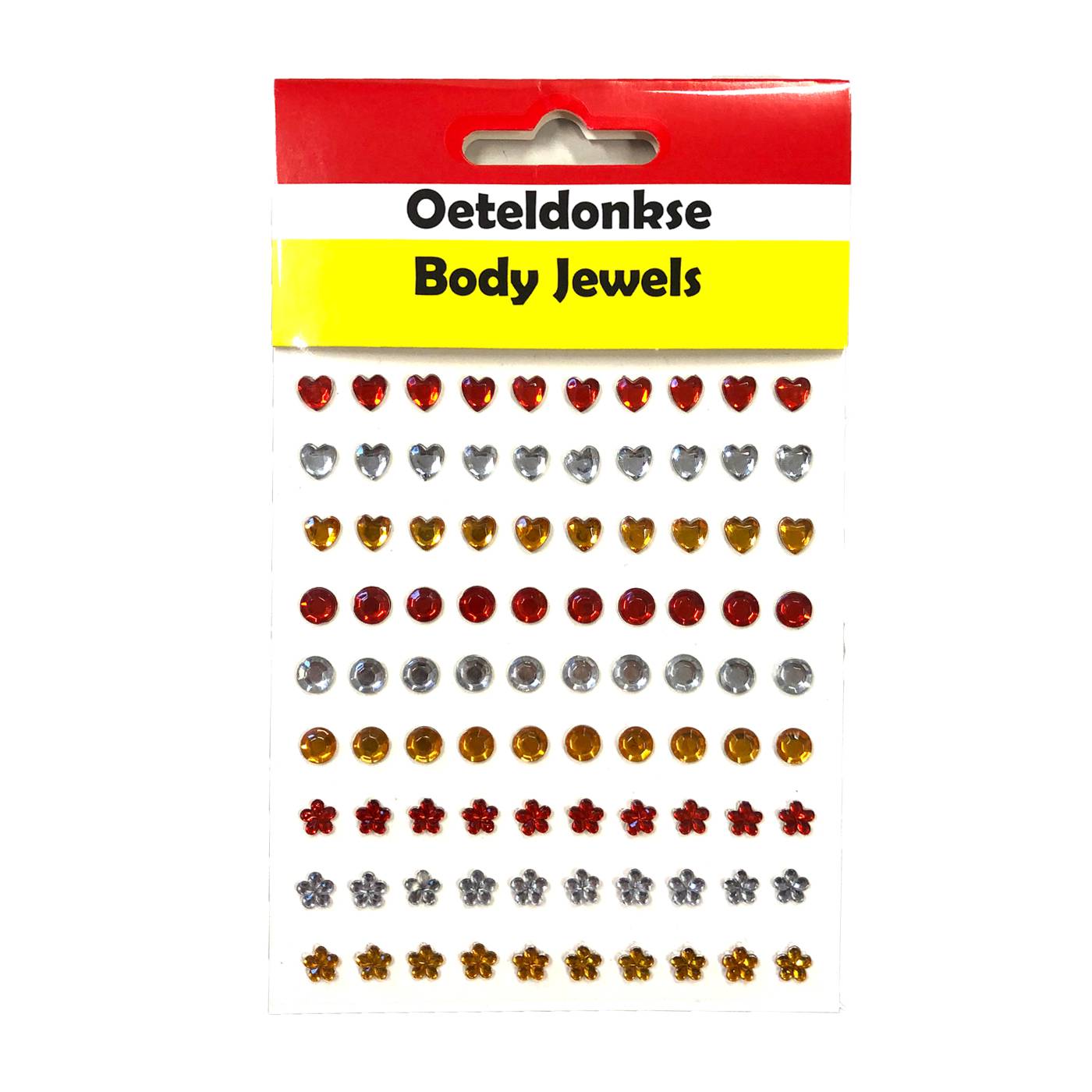 Oeteldonk body jewels